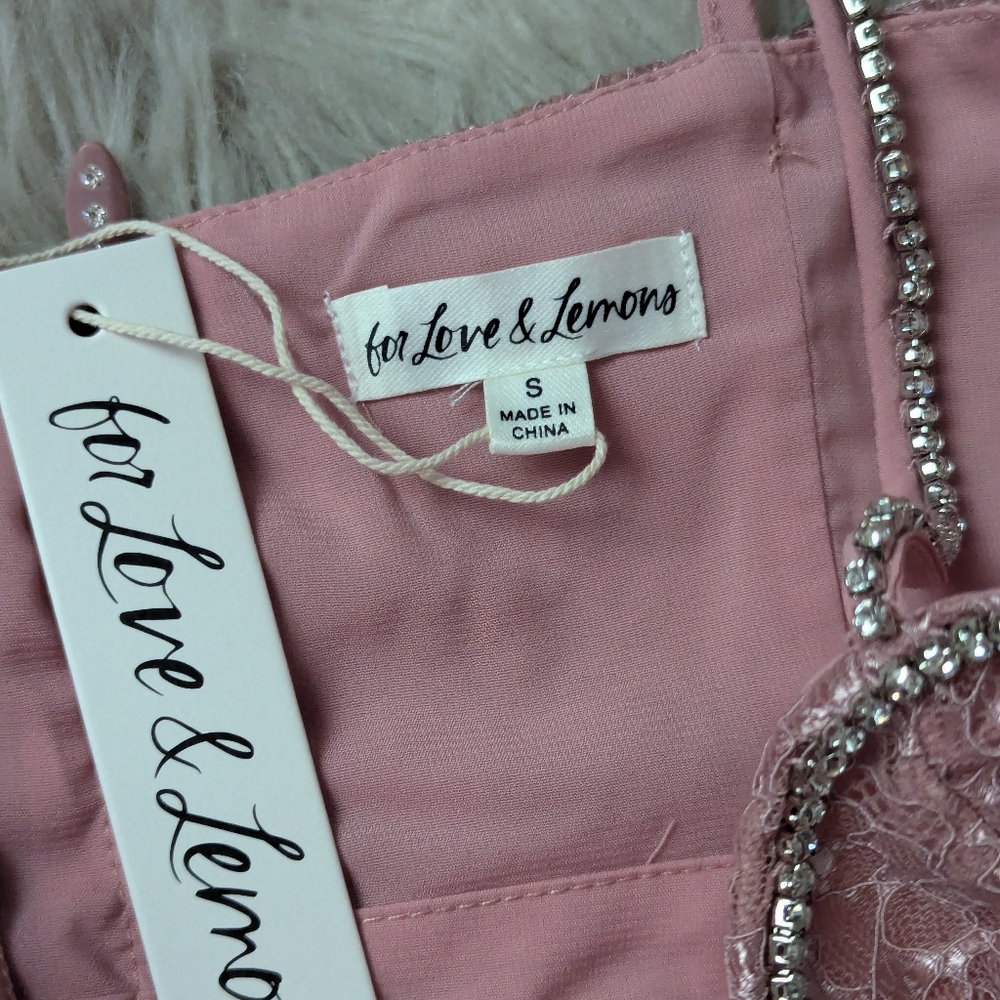 NWT For Love and Lemons Shai Maxi Gown Dress - Picture 9 of 16